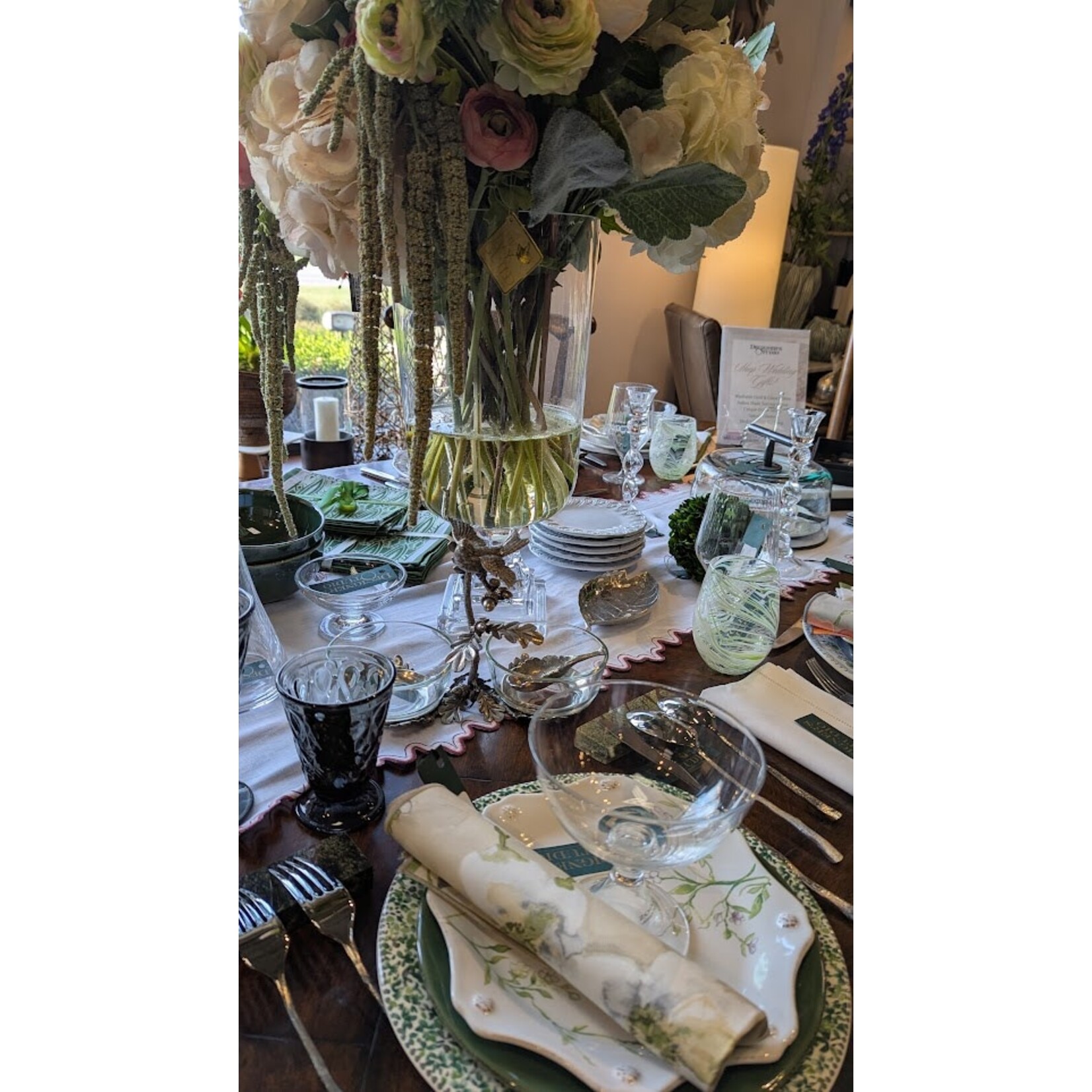 Gien Songe "Dream" Garden of Leaves Dinner Plate