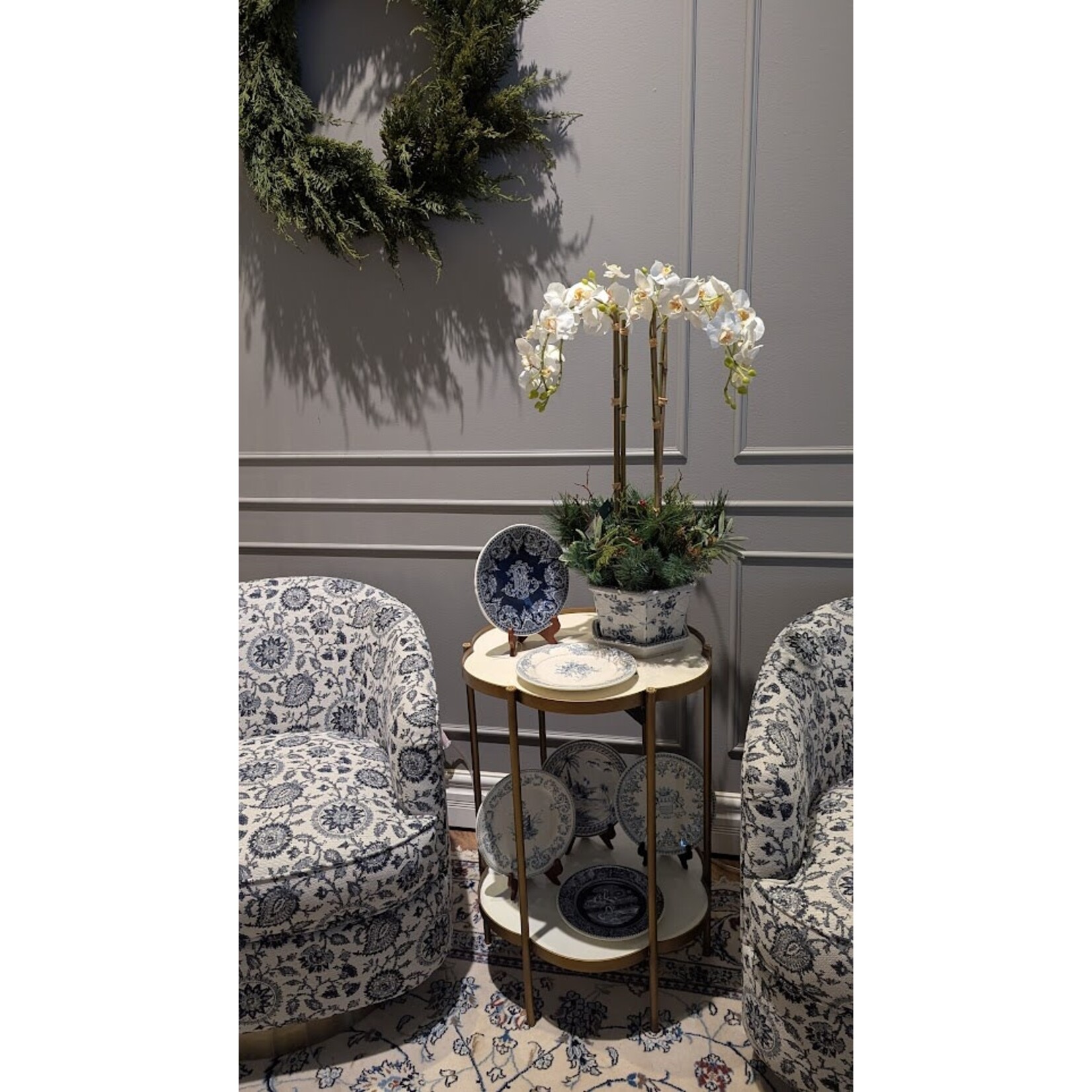 Gien Dessert Plates Les Depareillees Blue Set of 6