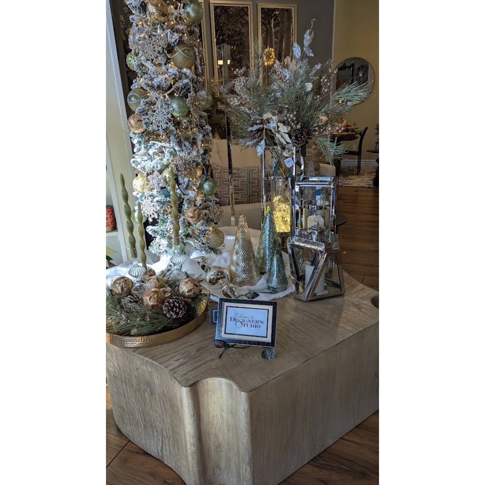 RAZ Imports Glittered Silver Leaf Spray 29"