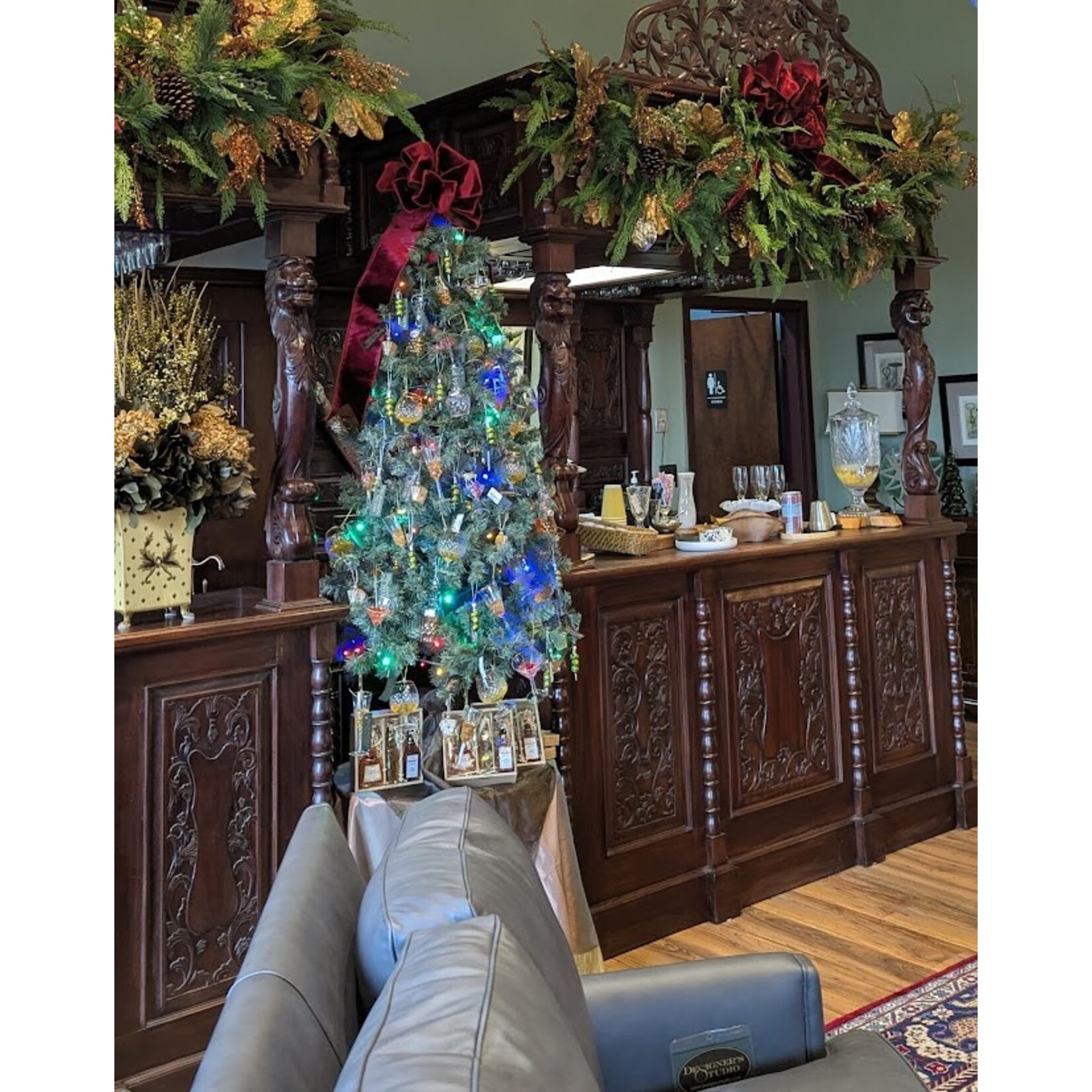 RAZ Imports Three Olives Please Glass Ornament