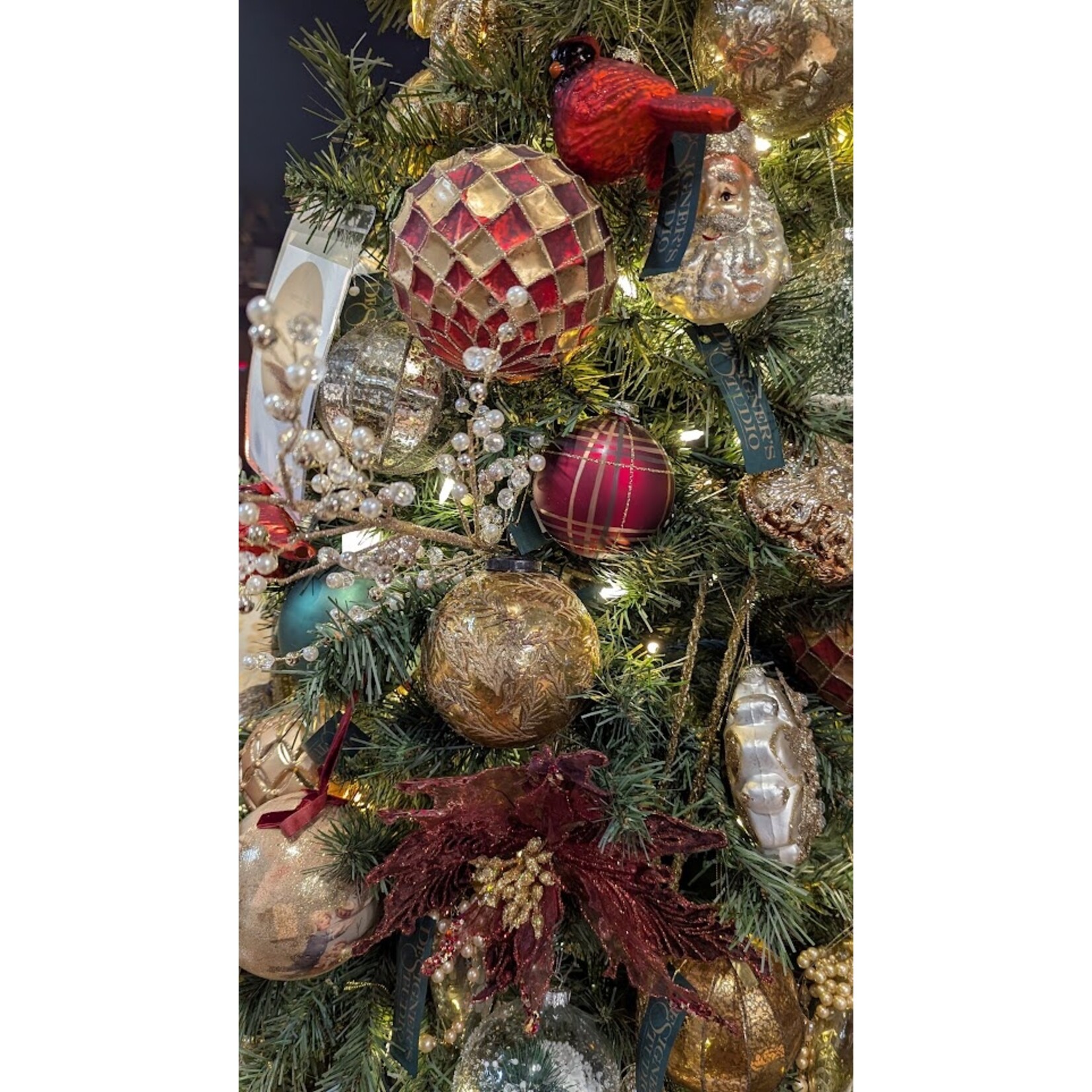 RAZ Imports Pearl and Jewel Spray 33"