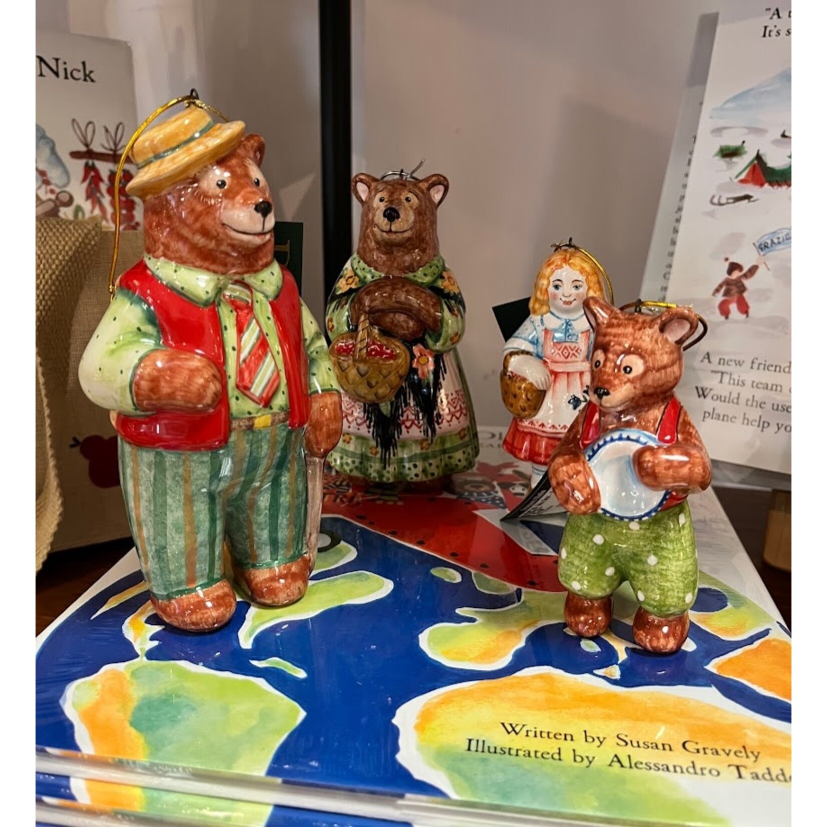 Kitmir Collection Father Bear Large Christmas Ornament