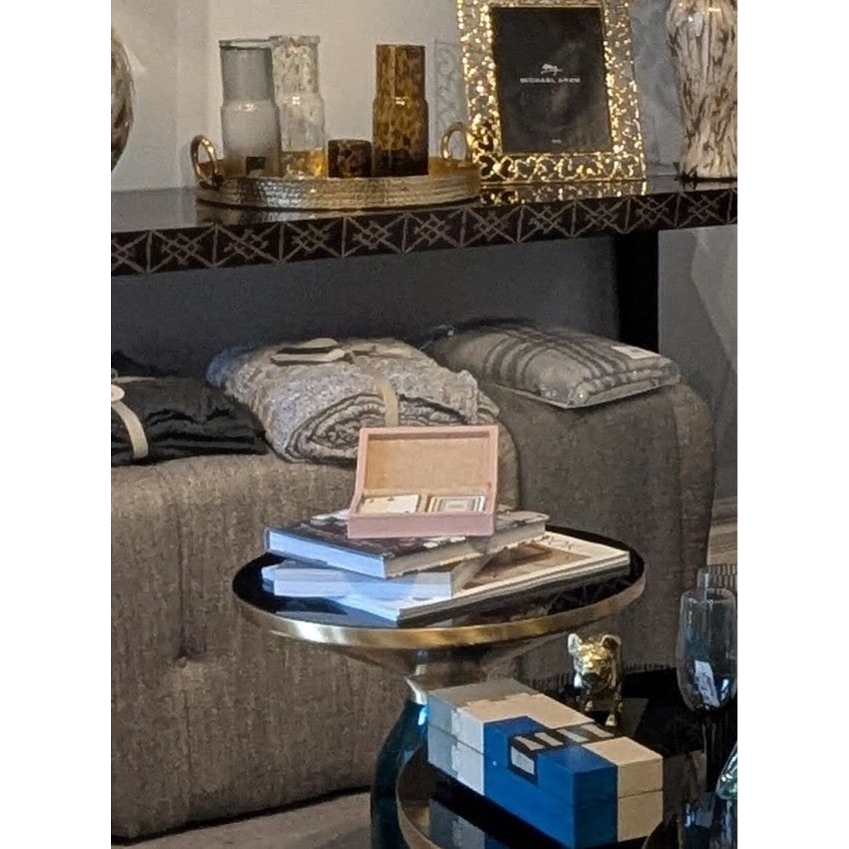 Darzzi LLC Medium Grey Melange Natural Chunky Braid Throw