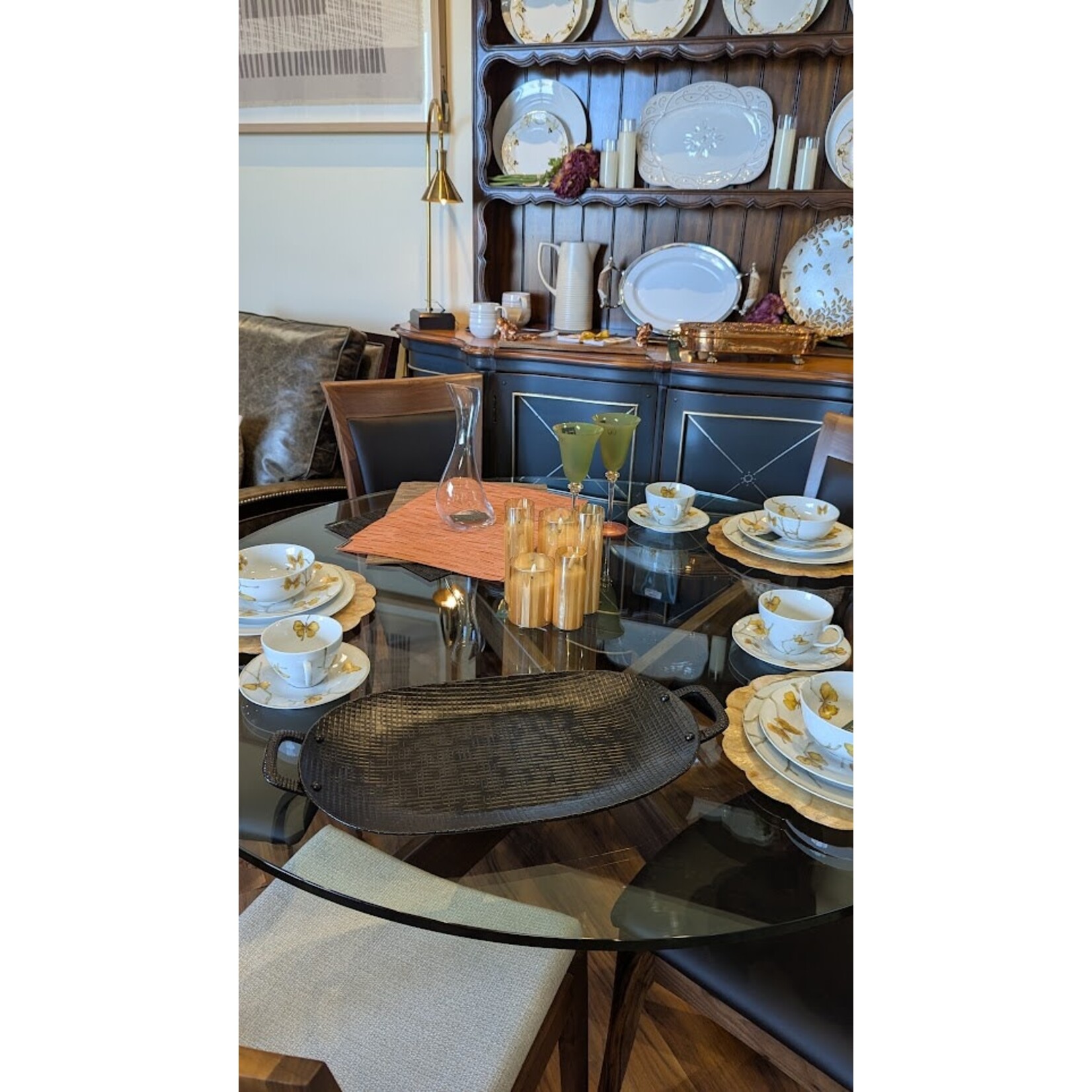 Chilewich Tangerine Bamboo Placemat