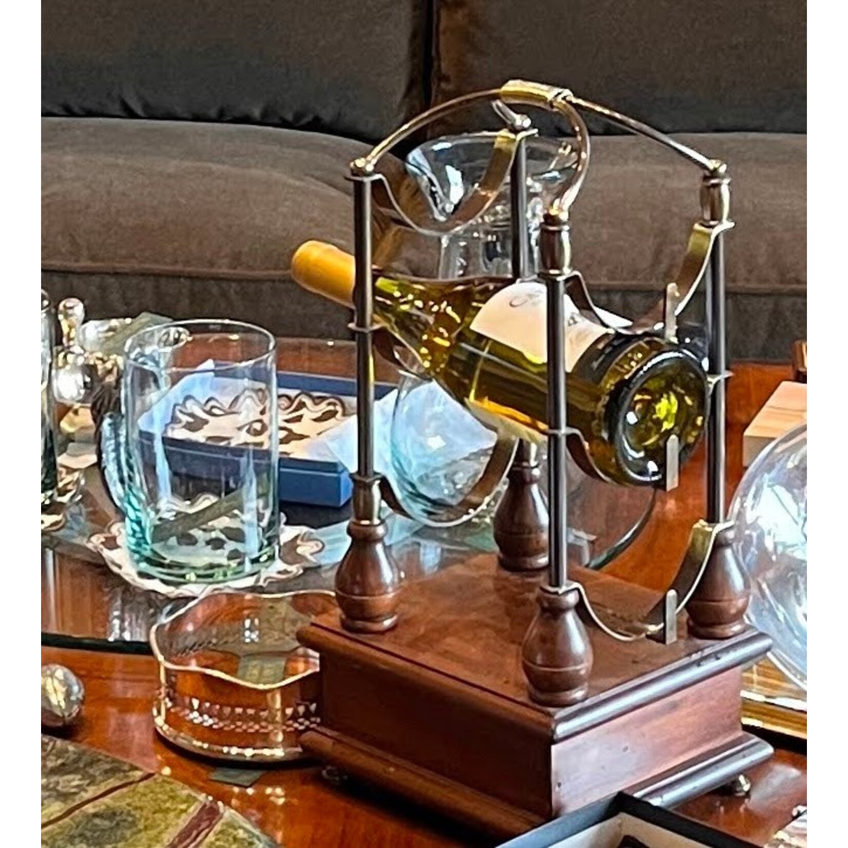 David Michael Small Wooden Wine Rack