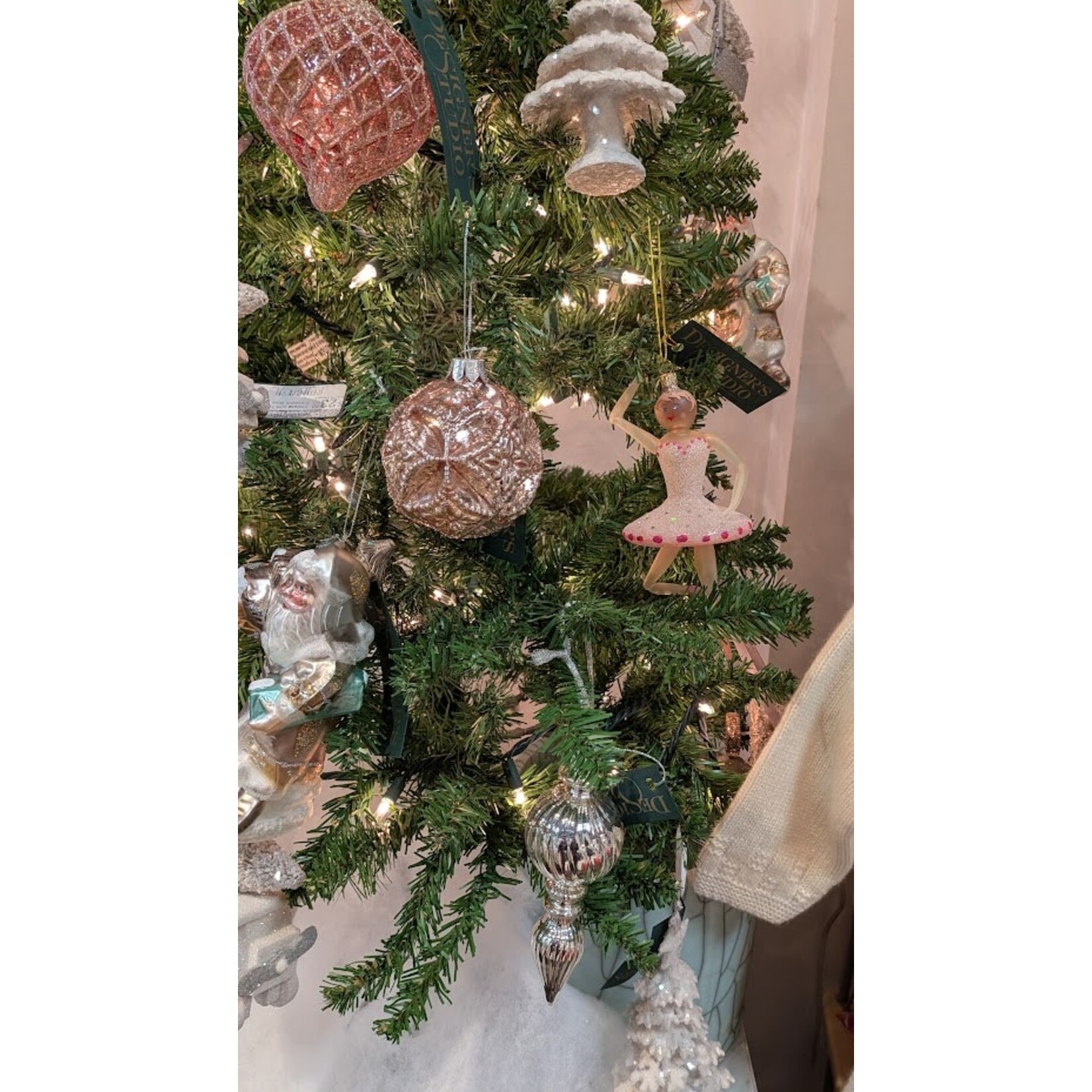 Mia Prima Ballerina Free Blown Ornament