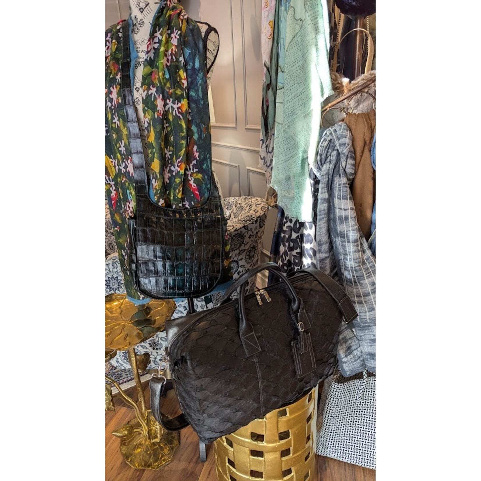 John Cole Edward Black Paiche Duffel Bag