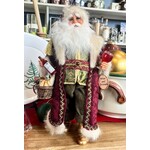 Karen Didion Originals Basket of Cheer Santa