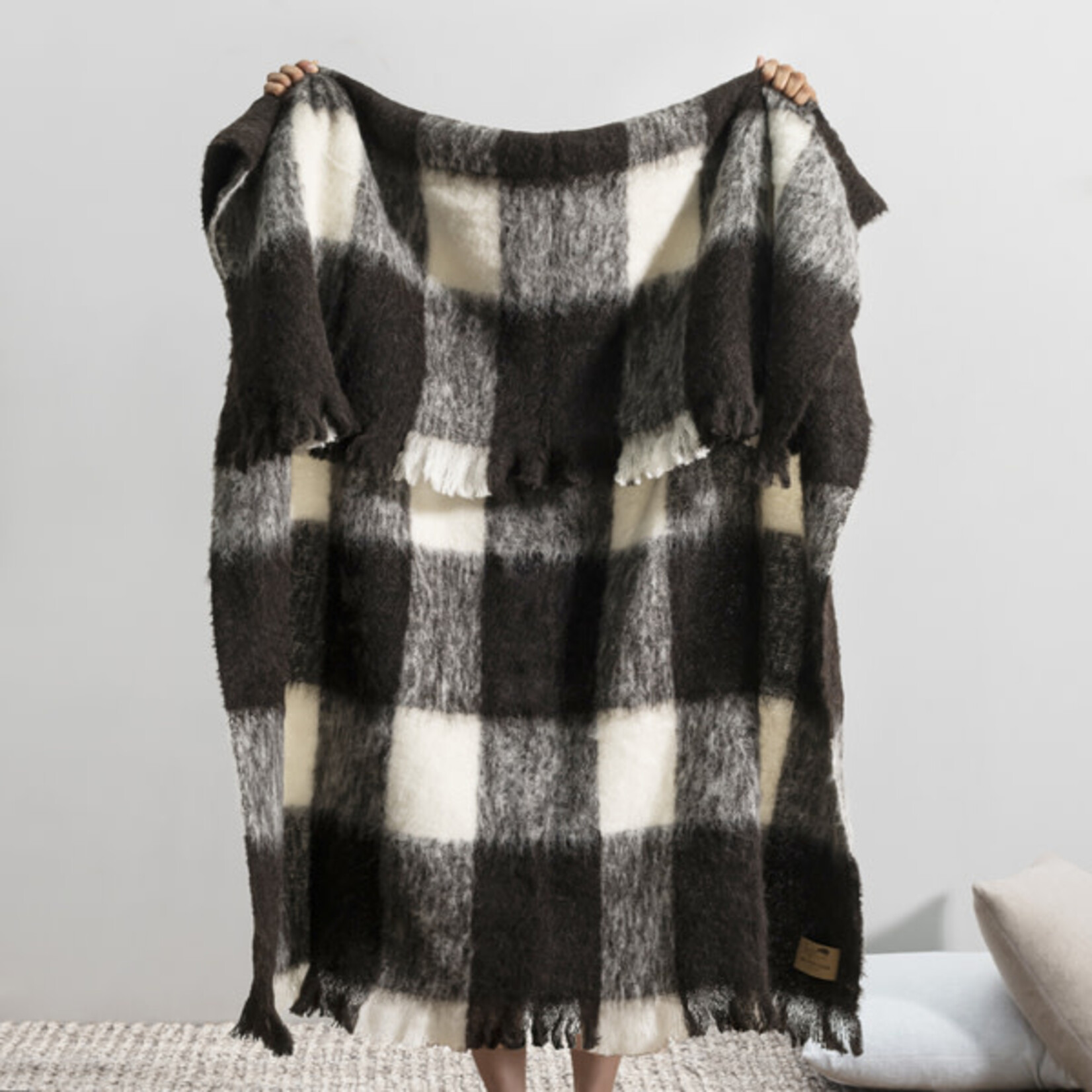 Lands Downunder New Zealand Alpaca Throw Blanket