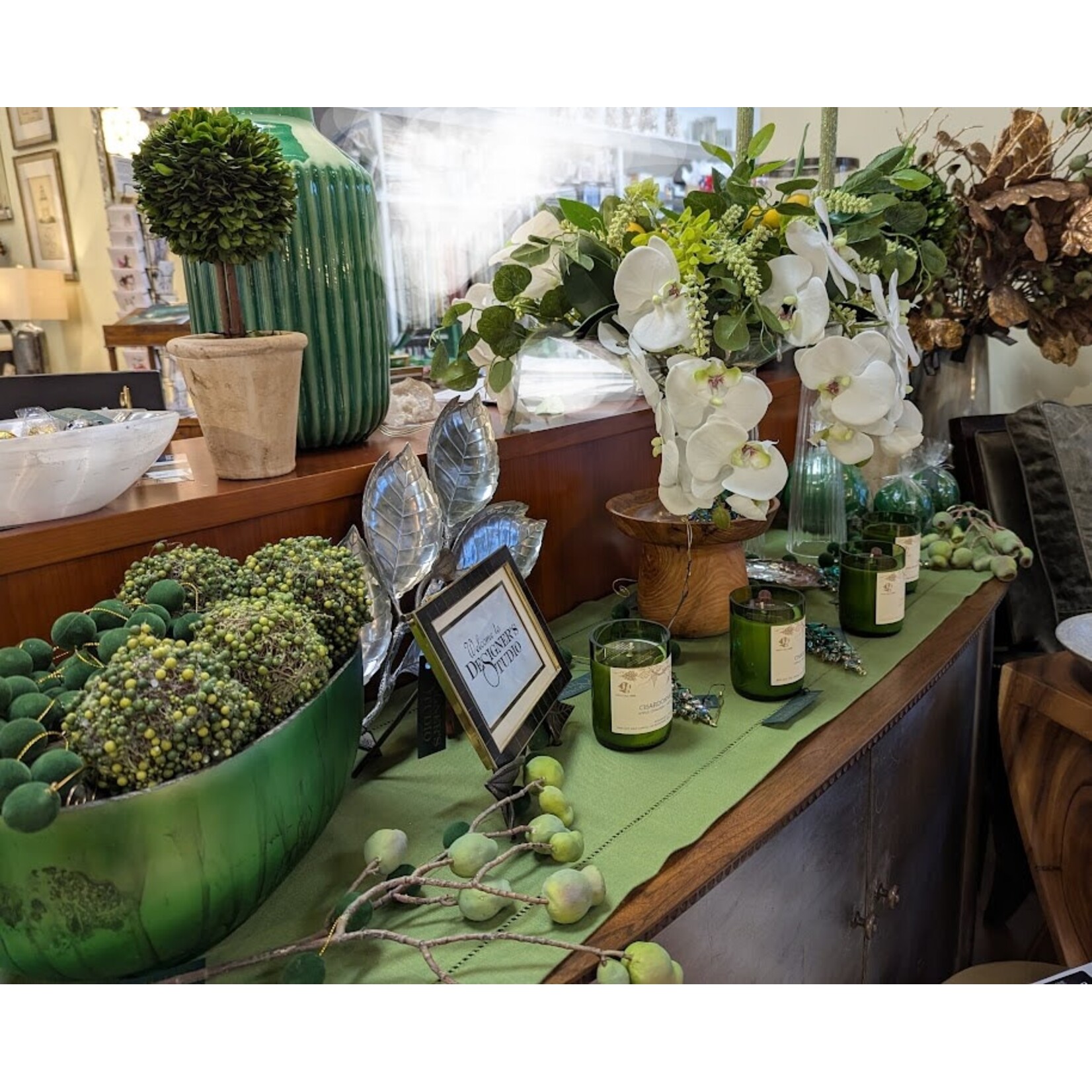 The John Richard Collection, LLC Verde Oval Bowl