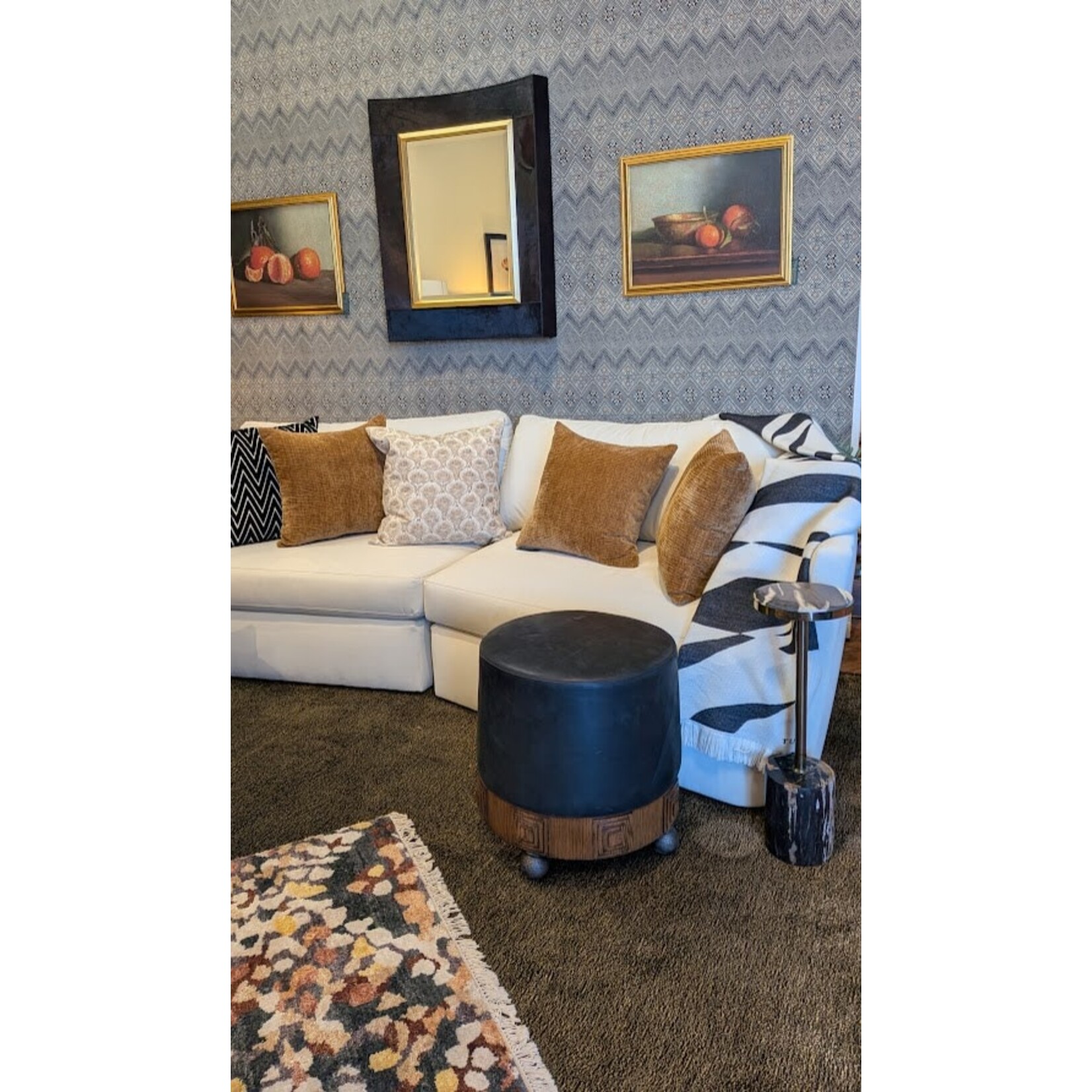 Maitland Smith Bongo Ottoman