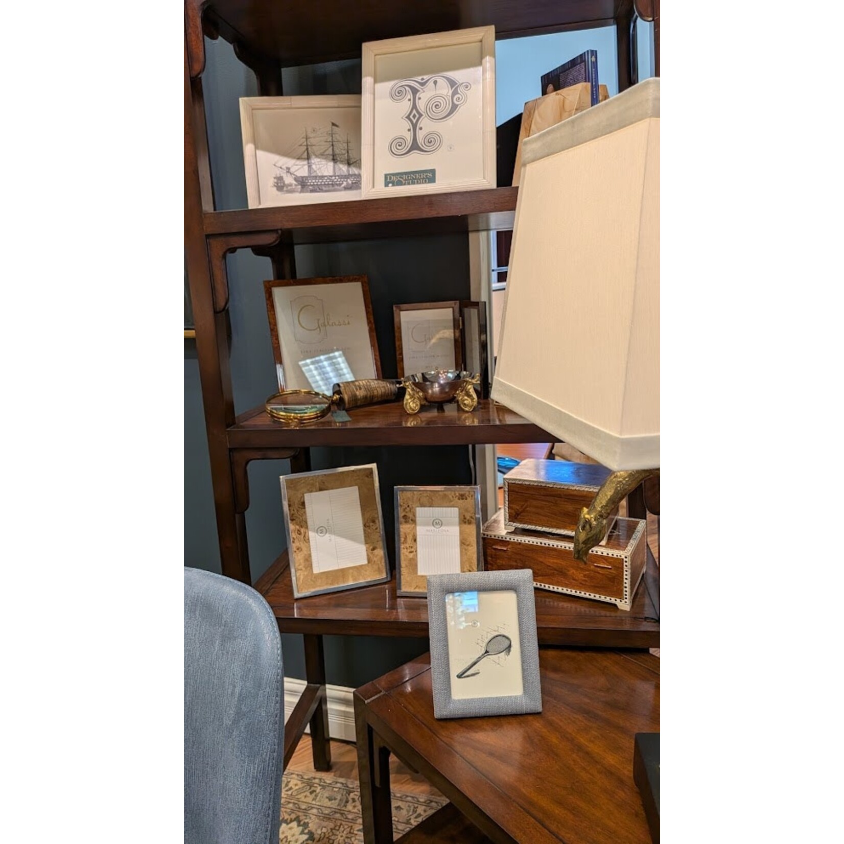 Pigeon and Poodle Velden Natural Frame Bone 8x10