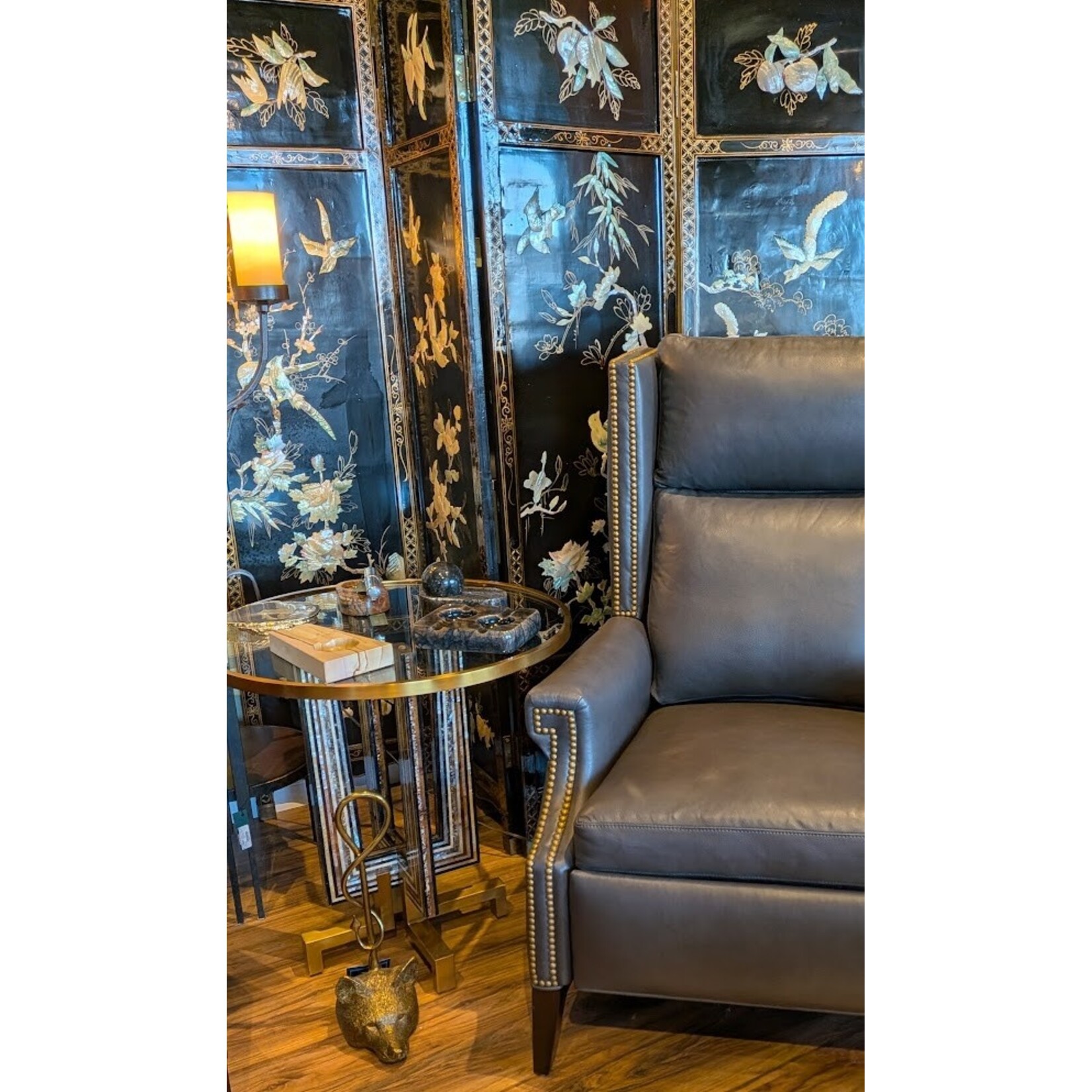 Maitland Smith Fox Head Door Stopper