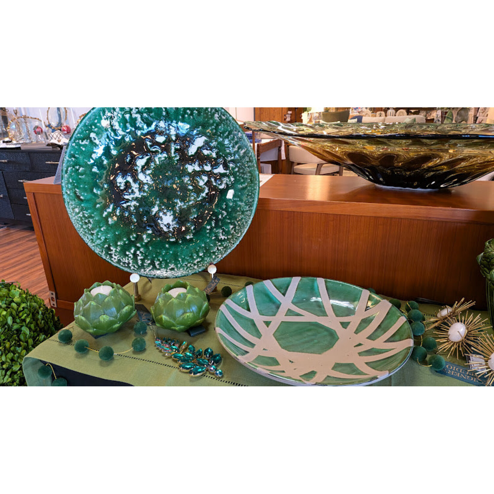 Point a la Ligne Artichoke Refillable Candle