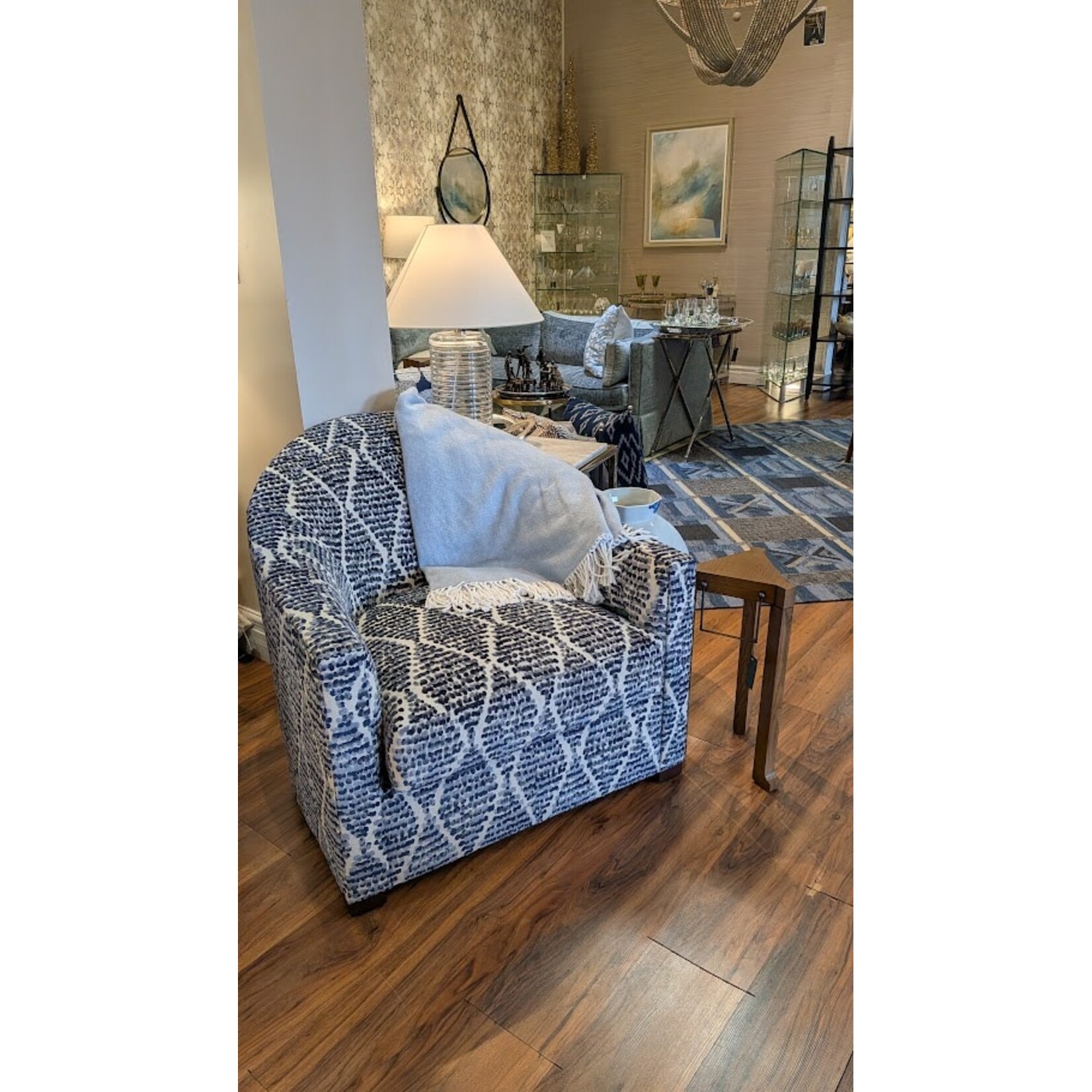 E.J. Victor Trivet  Side Table Dark Oak Perennials