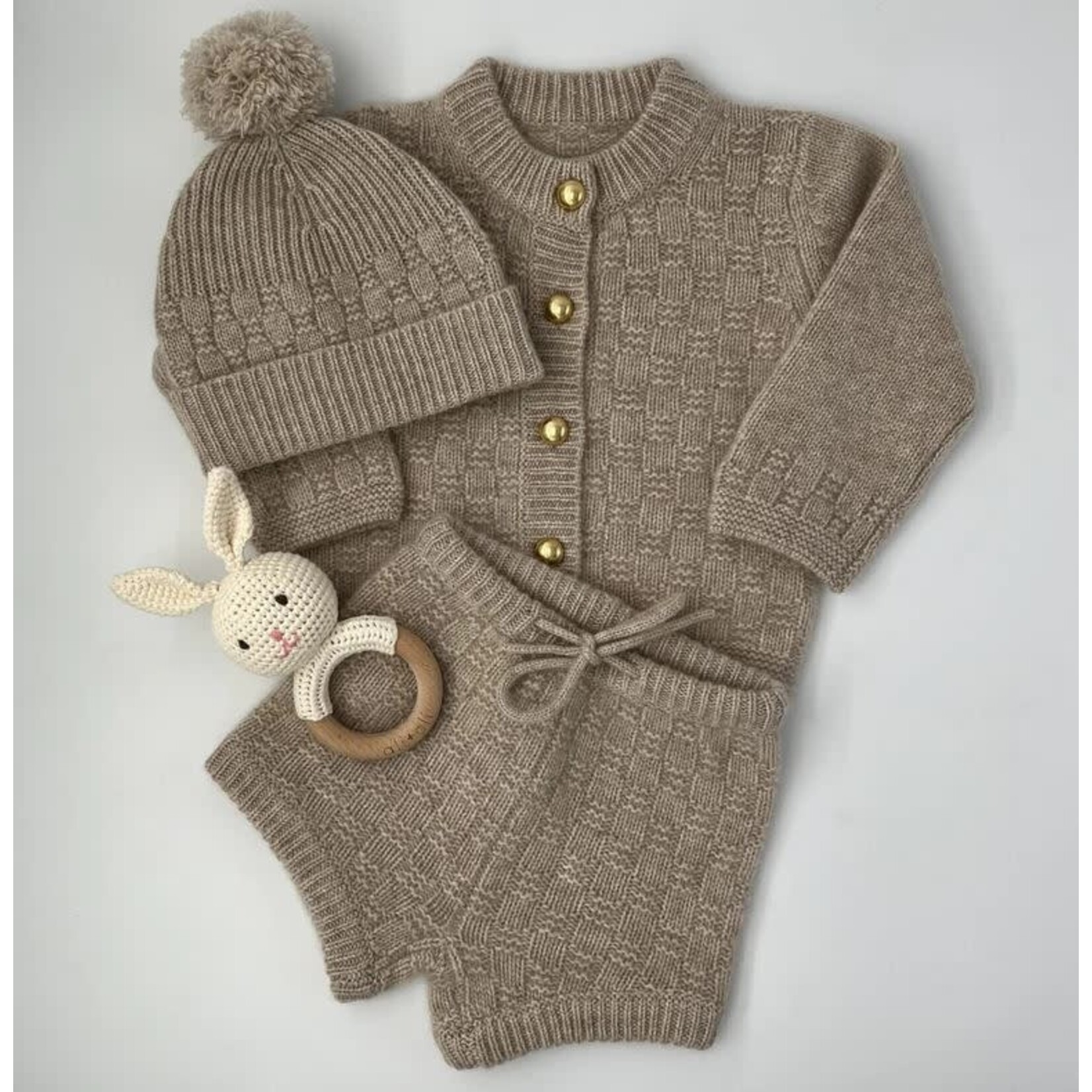 La Homage The Aspen Cashmere Baby Set with Bloomer