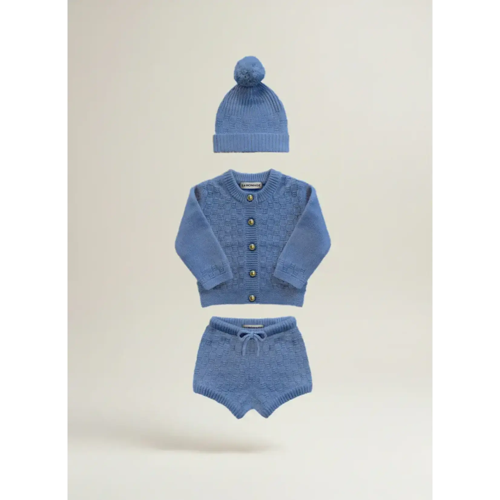 La Homage The Aspen Cashmere Baby Set with Bloomer