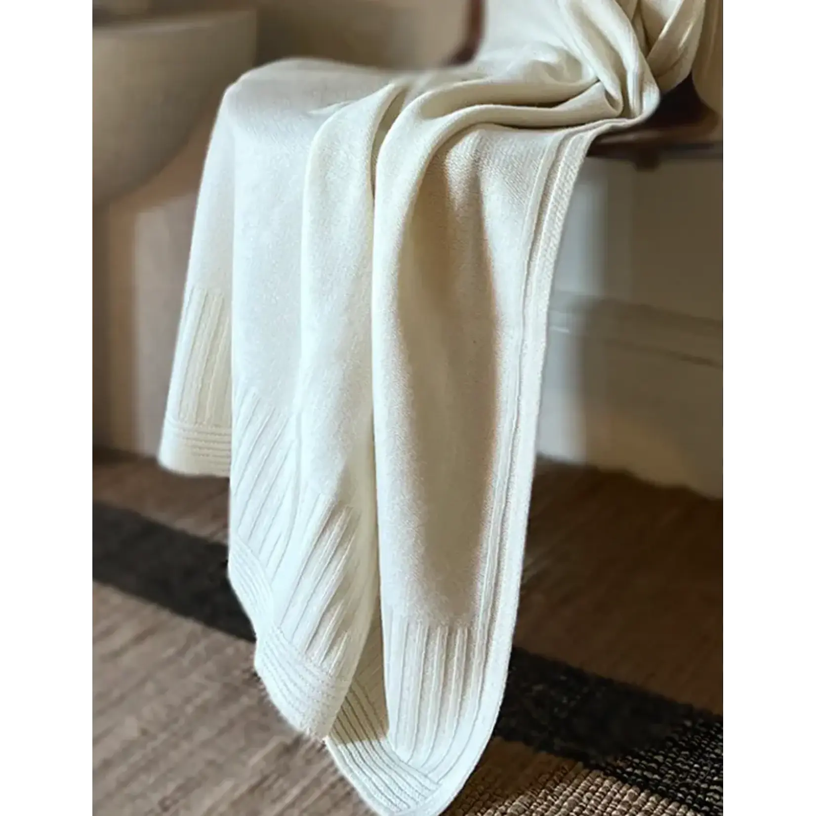 La Homage The Aspen Cashmere Baby Blanket