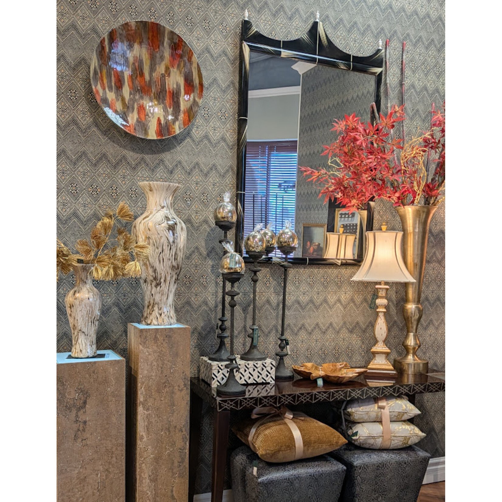 Zodax Shiny Metallic Ball Candle