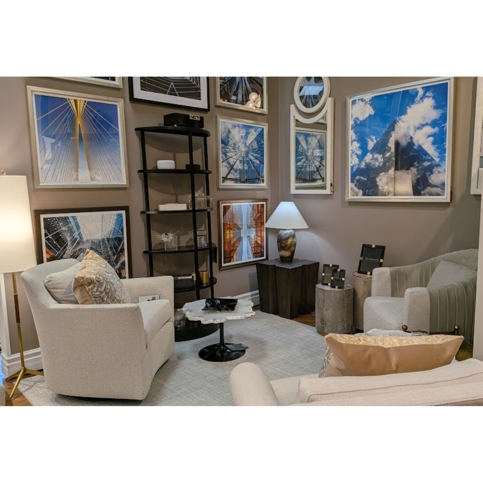 Stone International Alabaster Small Coffee Table