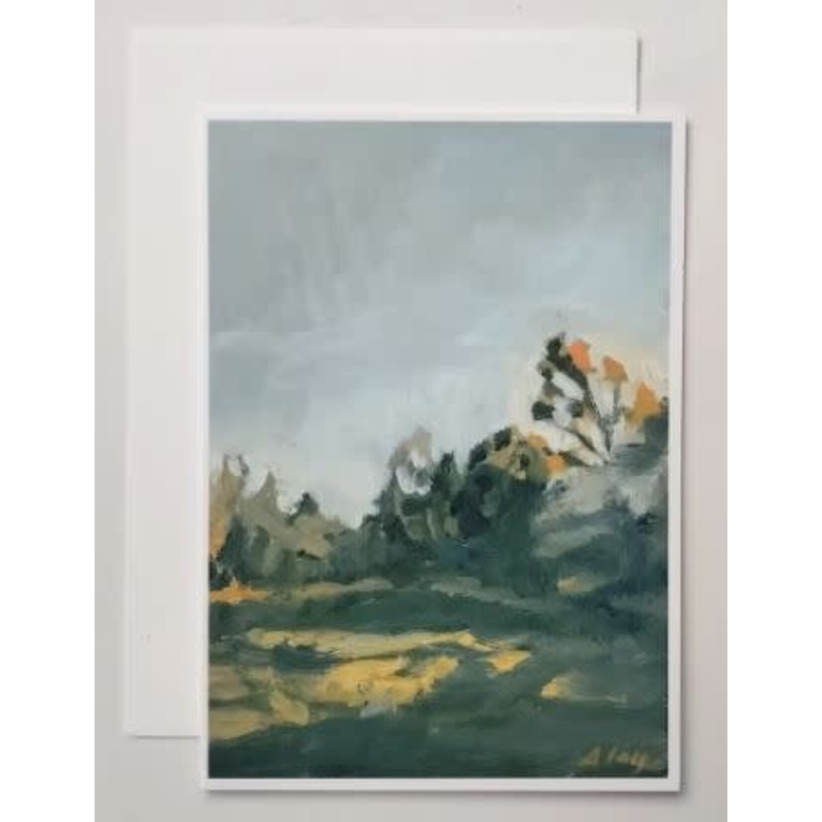 Abigail Joy Fine Art An Afternoon Stroll Greeting Card