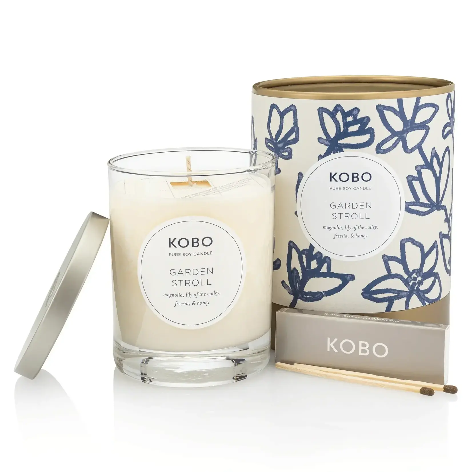 Kobo Garden Stroll Coastal 11 oz Pure Soy Candle