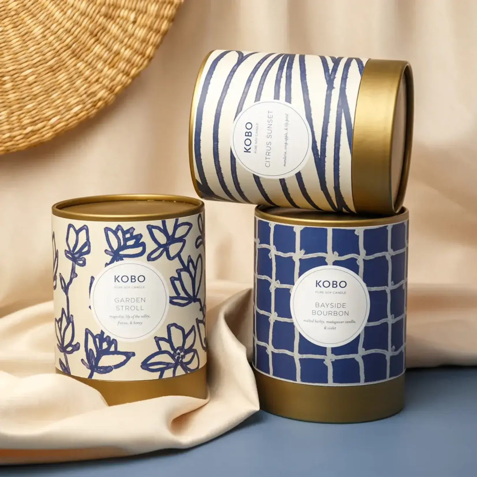 Kobo Citrus Sunset Coastal 11 oz Pure Soy Candle