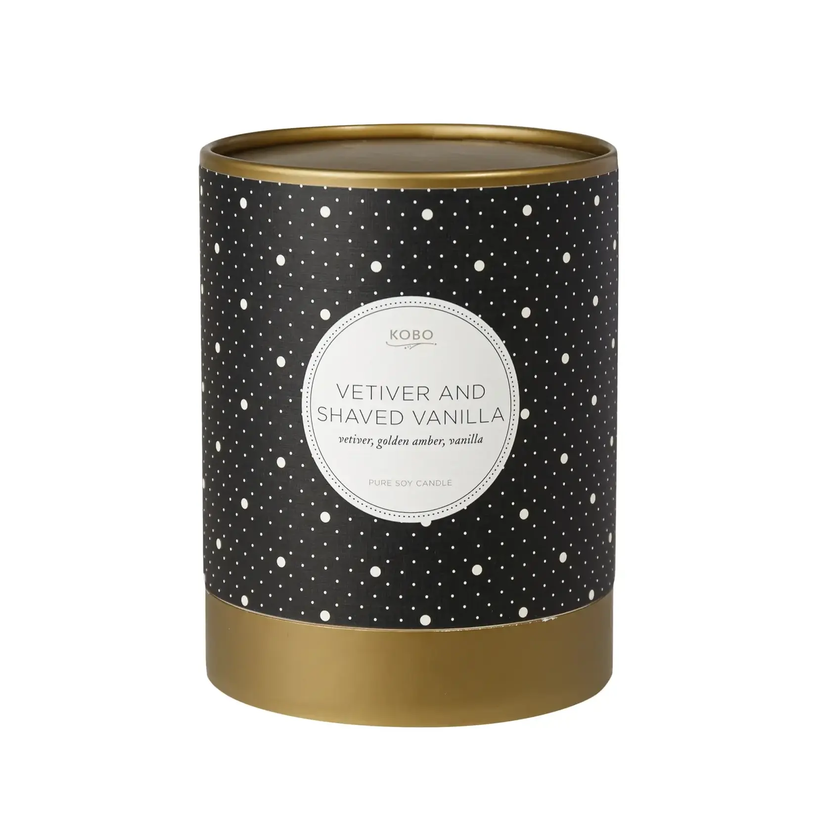 Kobo Vetiver & Shaved Vanilla Coterie Candle