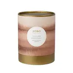 Kobo Leather Mahogany Watercolor Candle 100% Soy