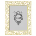 Olivia Riegel Gold Eleanor Picture Frame 5"x7"