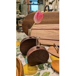 Bristle Mountain Woodworking Round Walnut Bud Vase M