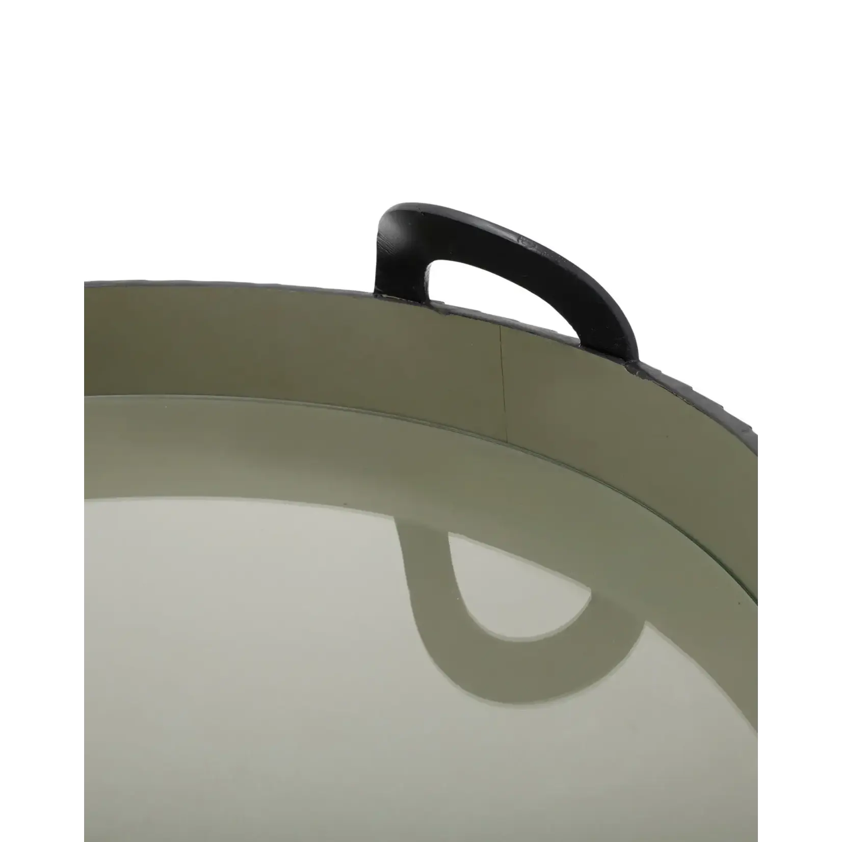 Currey & Company Cuoio Round Tray