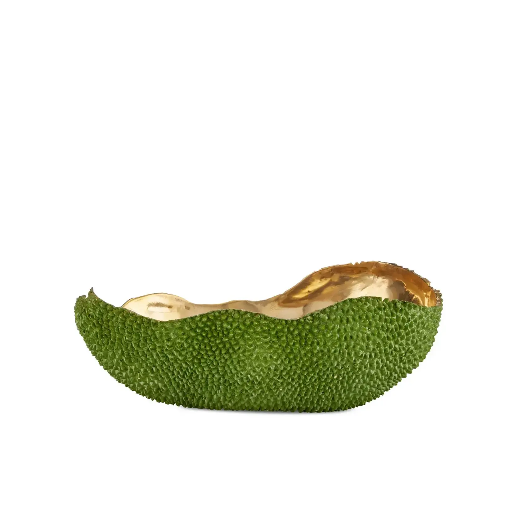 Currey & Company Jackfruit Oval Green Bowl