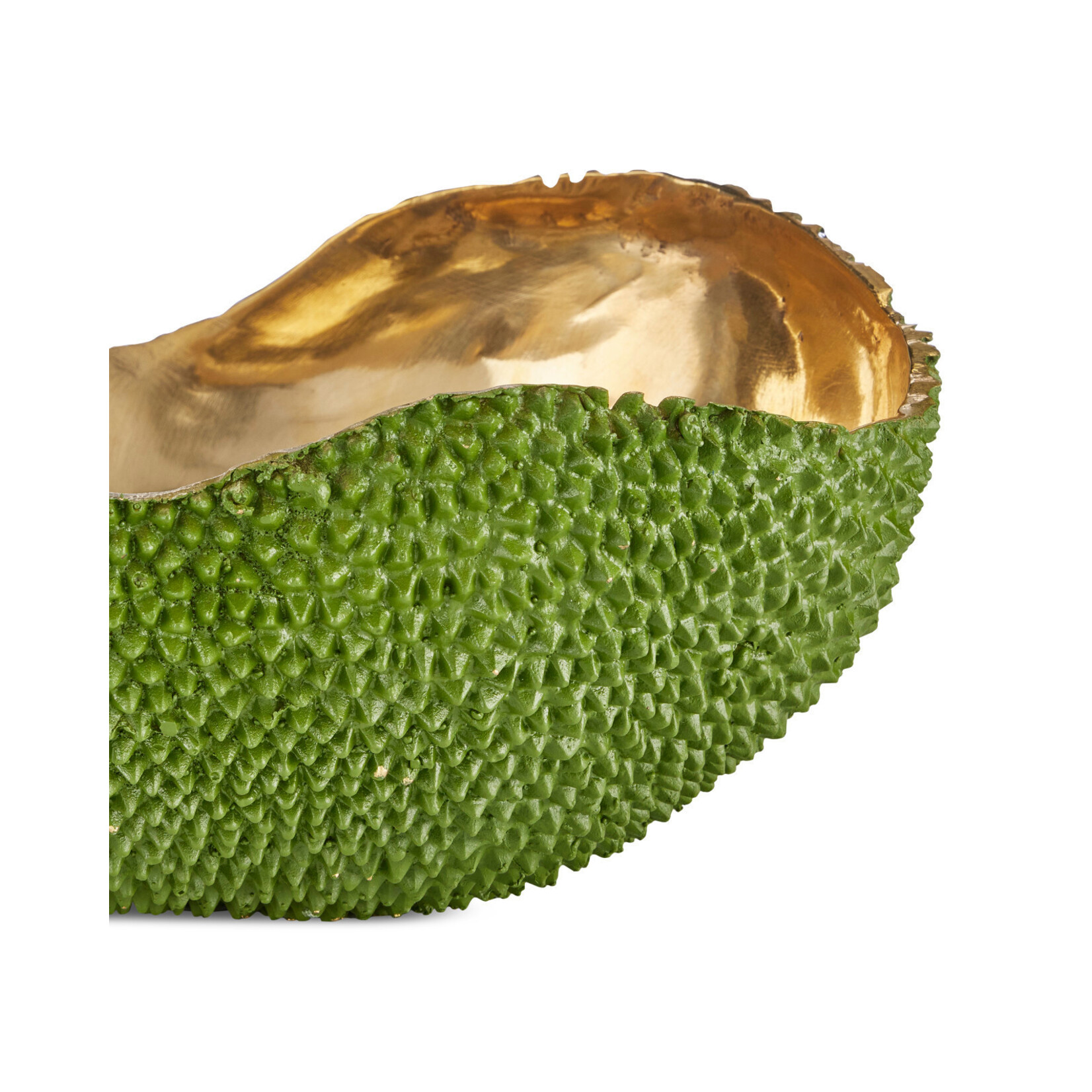 Currey & Company Jackfruit Oval Green Bowl