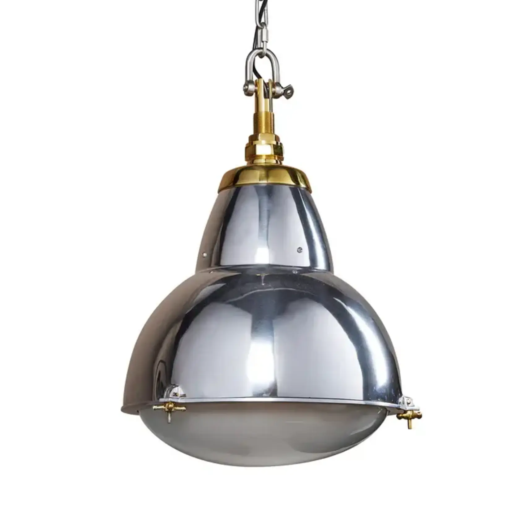 Blue Ocean Traders Industrial Pendant Aluminum & Brass Light