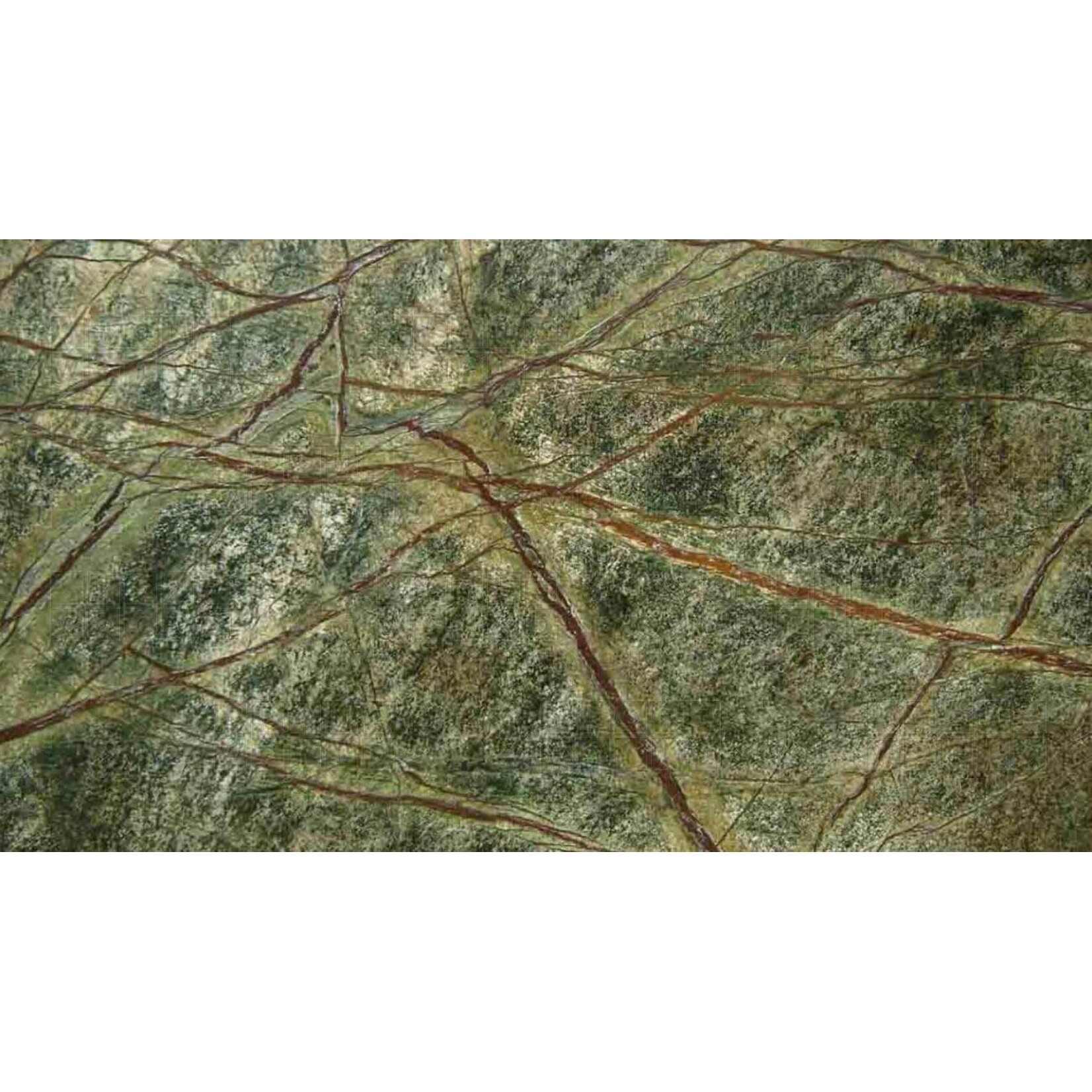 Stone International Jupiter High Square Forest Green Marble Lamp Table