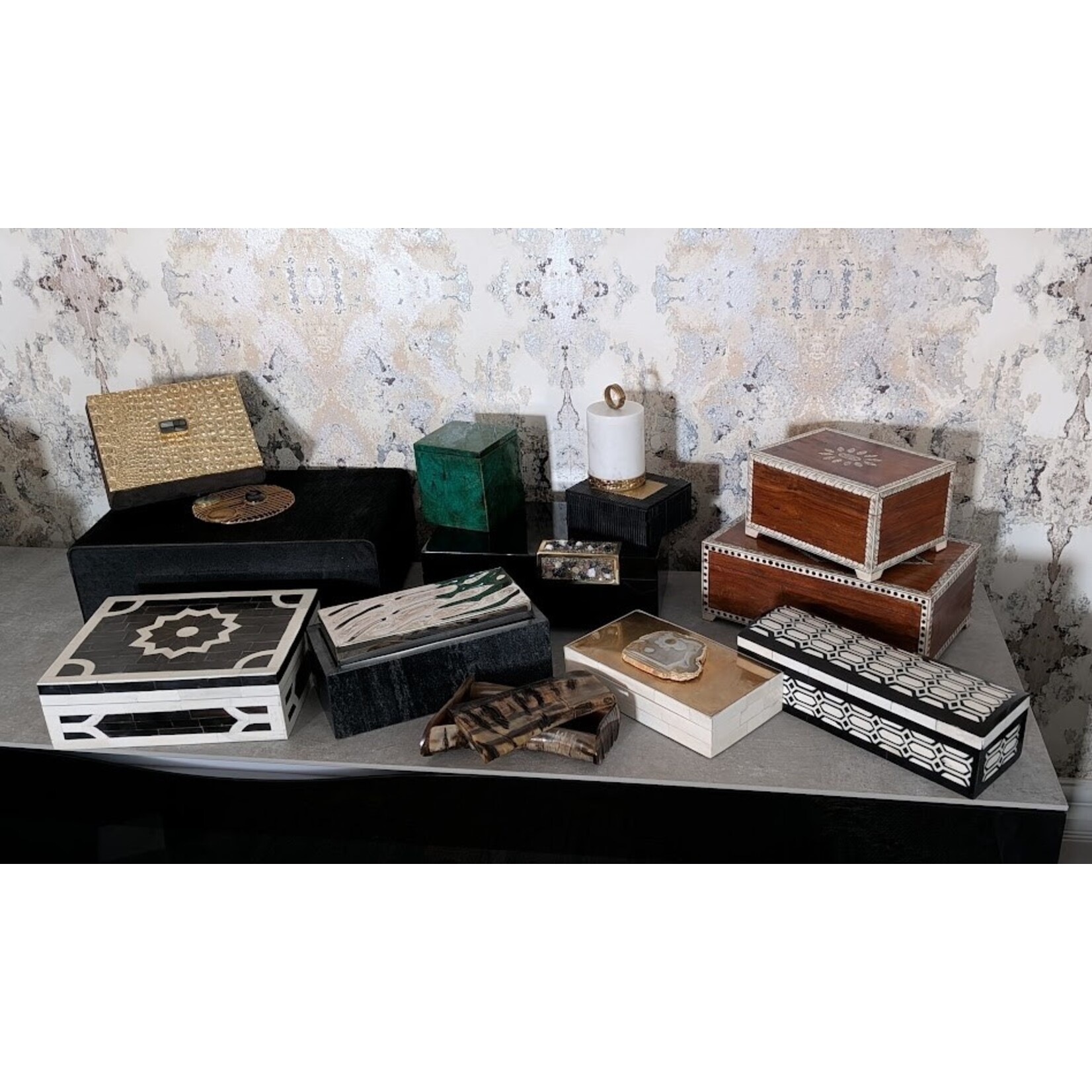 Global Views Shimmer Box Nickel
