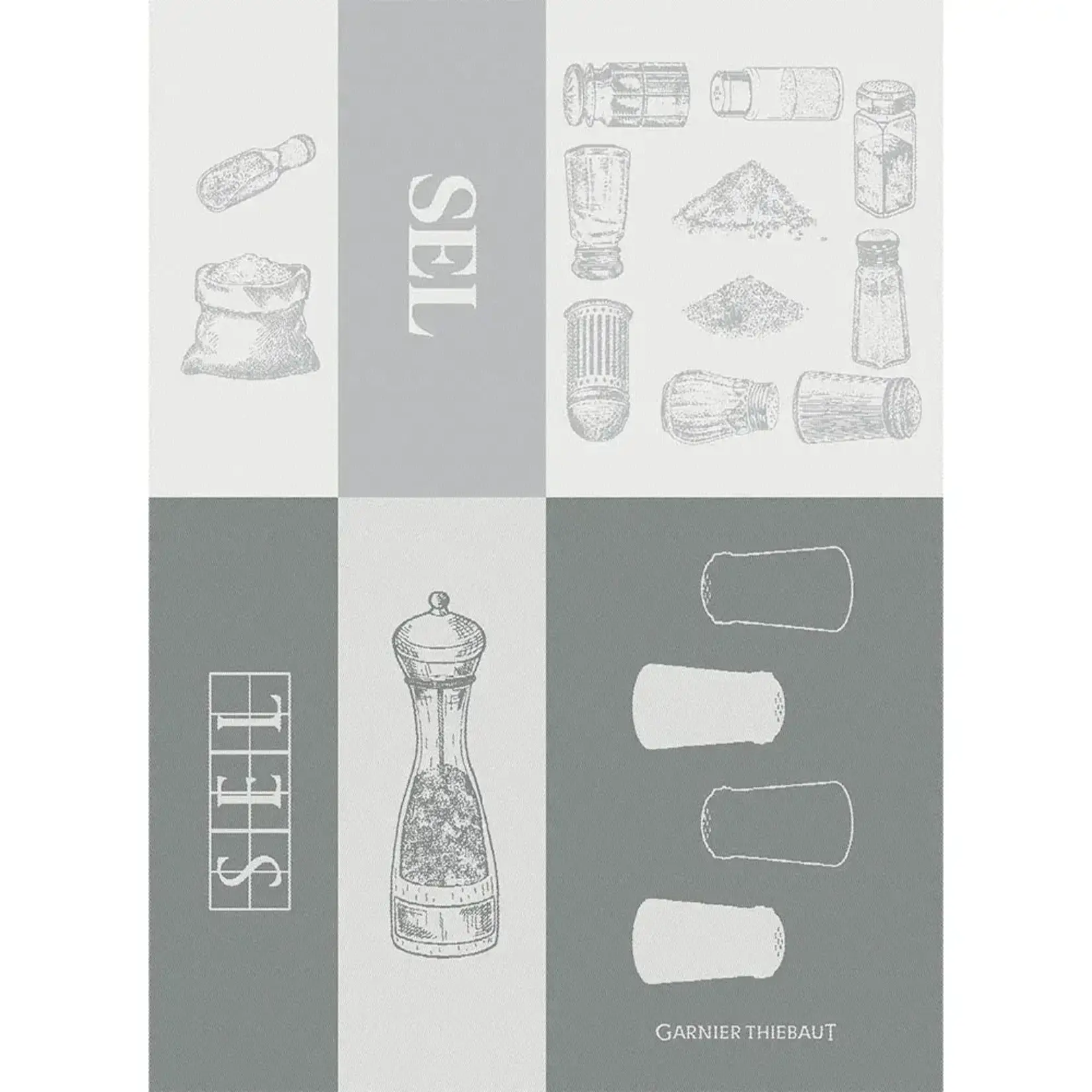 Garnier Thiebaut Les Salieres Calcite Kitchen Towel