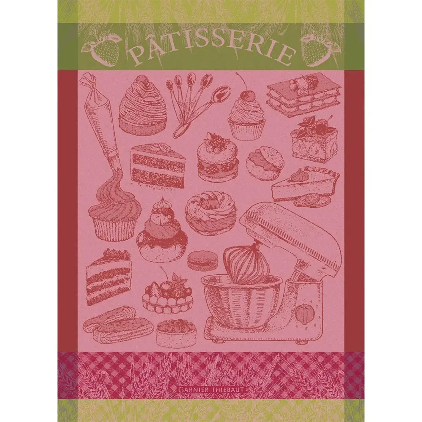 Garnier Thiebaut La Patisserie Rose Kitchen Towel Cake