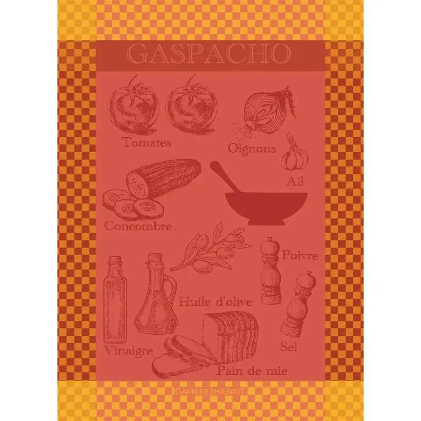Garnier Thiebaut Gaspacho Rosso Kitchen Towel