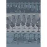 Garnier Thiebaut Cook With Me Les Verres a Pied Denim Kitchen Towel Barware