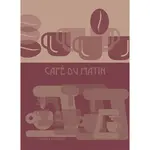 Garnier Thiebaut Cook With Me Cafe du Matin Palissandre Kitchen Towel Coffee