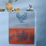 Garnier Thiebaut Co Corico Tango Kitchen Towel Chickens