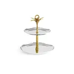 Michael Aram Palm 2-Tier Etagere Server