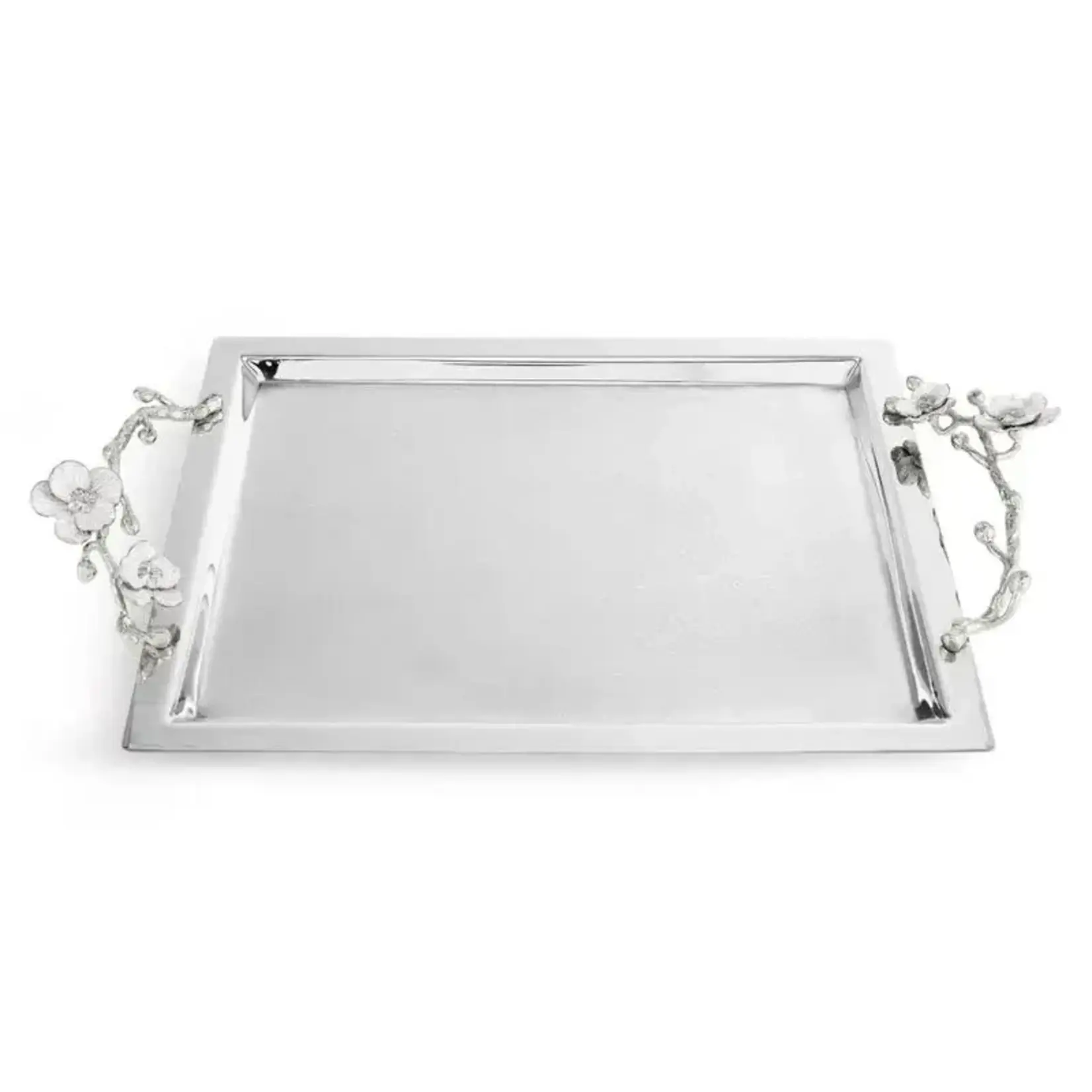 Michael Aram Silver Orchid Large Tray