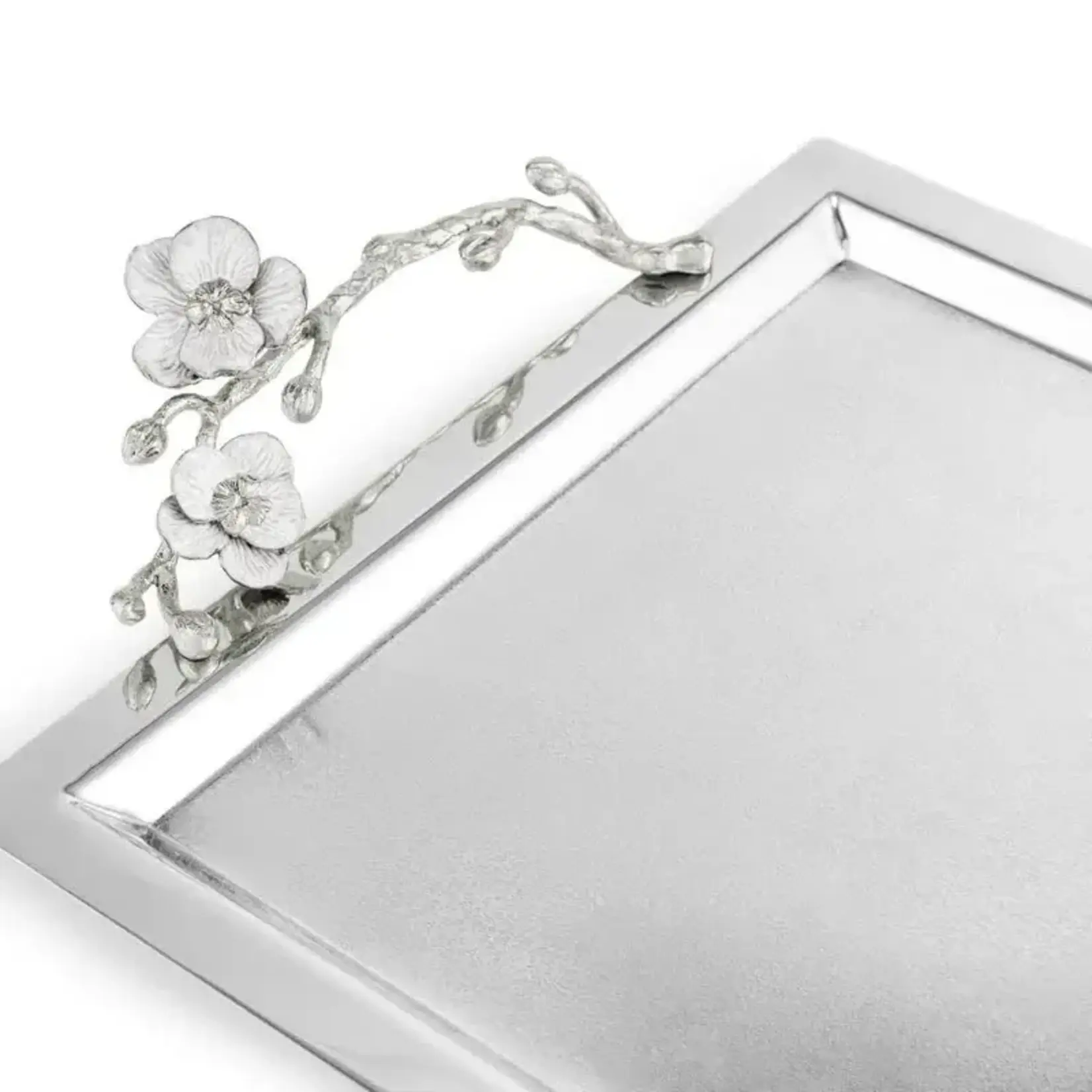 Michael Aram Silver Orchid Large Tray