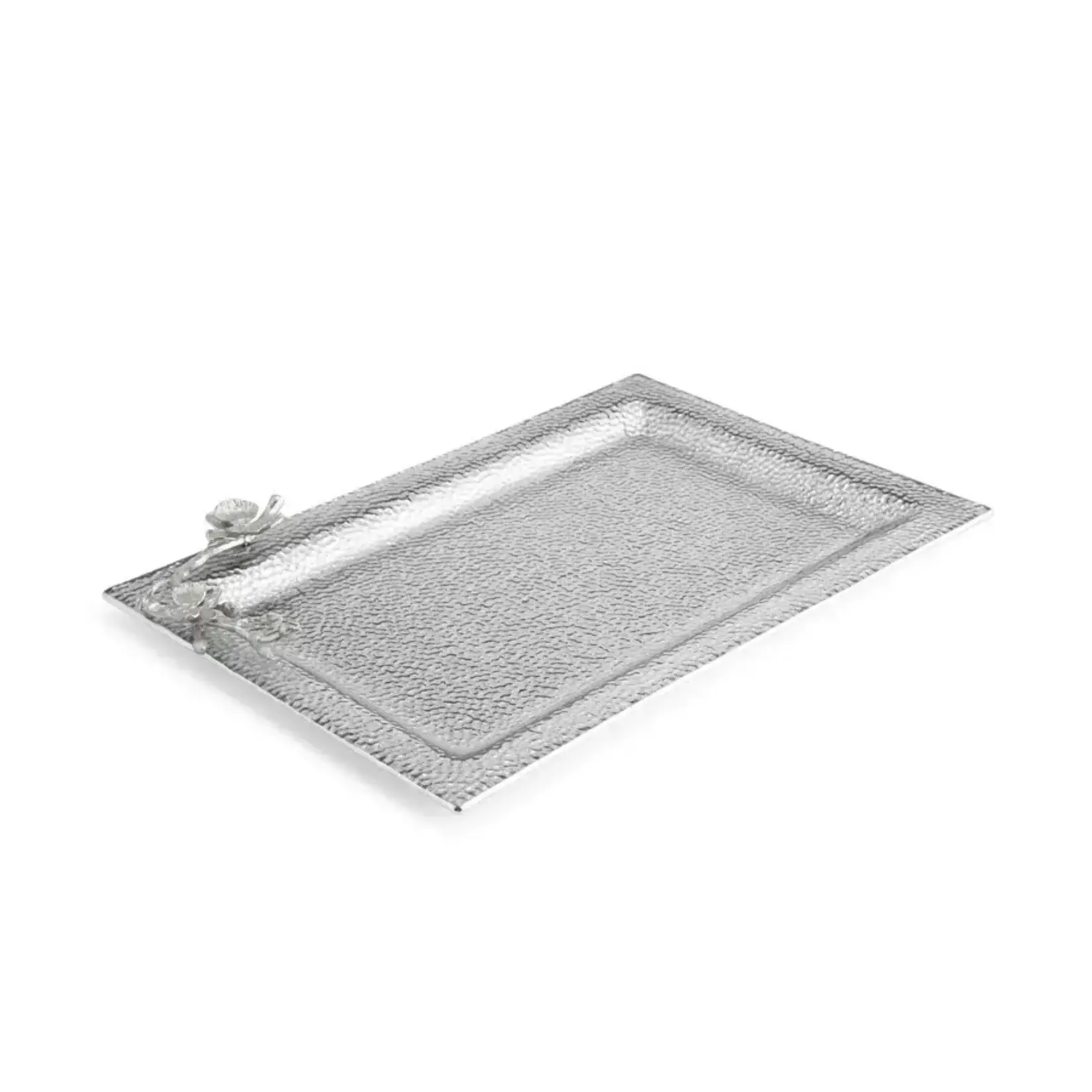 Michael Aram White Orchid Large Glass Tray