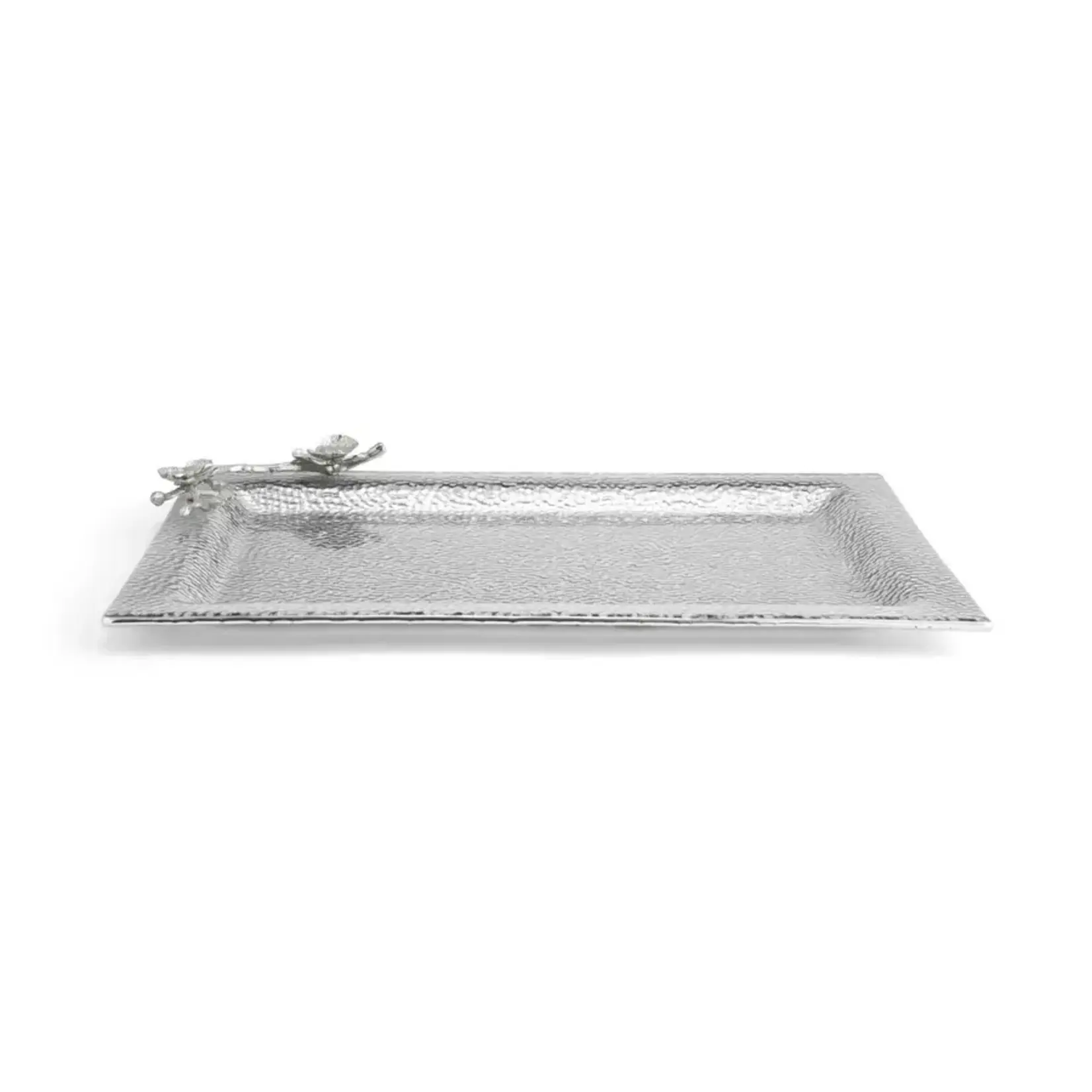 Michael Aram White Orchid Large Glass Tray