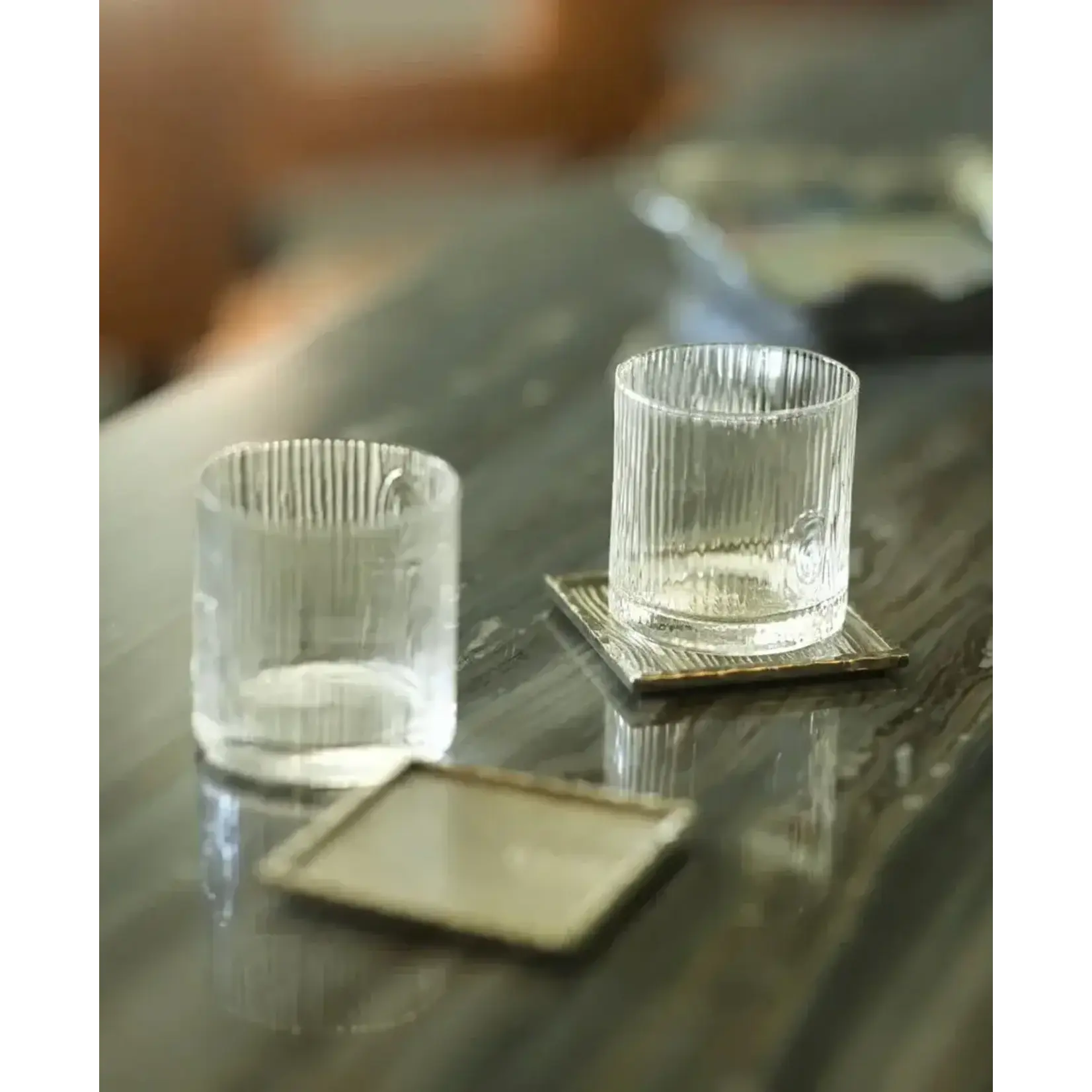 Michael Aram Ivy & Oak Glass and Coaster Gift Set