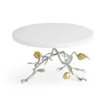 Michael Aram Pomegranate Silver & Gold Cake Stand
